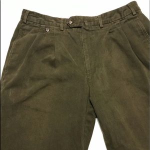 Faconnable pleated 100% heavy cotton pants, 38x30